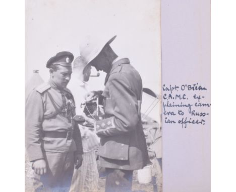 Very Interesting Great War Photograph Album and Scrap Album of the Canadian Army Medical Corps in Salonika, Compiled by Capta