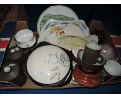 A selection of ceramics and table wares including Carltonware and Hornsea pottery