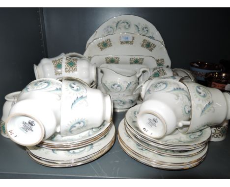 A part tea service by Royal Standard in the Garland design