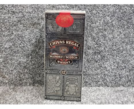 Bottle of Chivas Regal blended scotch whisky, aged 12 years, 70cl, still sealed in unopened original box