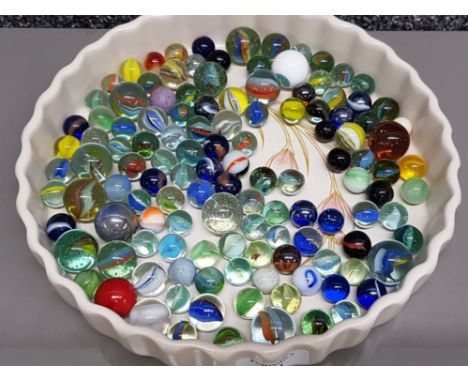Vintage marbles of various sizes