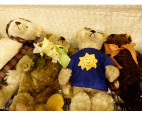 Set of four Steiff bears Spring, Summer, Autumn and Winter