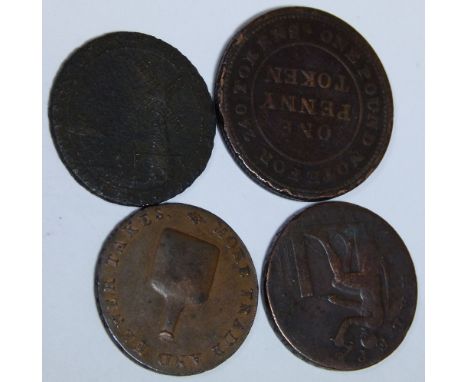 Tokens for John Wilkinson Iron Master, Flint lead works and More Trade and Lower Taxes