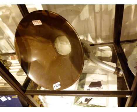 Vintage phonograph horn