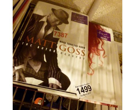 Signed story of Simply Red, Mick Hucknall, and signed Matt Goss autobiography, both first editions 