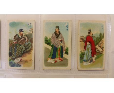 WILLS, overseas, inc. complete, Birds of the Easy (Ruby Queen), Chinese Proverbs, Britians defenders (3, with part set), What