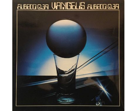 Extremely hard to come cross original UK white label test pressing of the classic 1976 LP from Vangelis. The record (white la