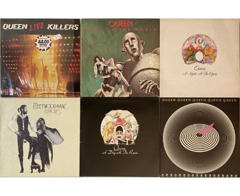 Great quality collection of 59 x LPs often in very clean condition. Artists/titles include Queen (x5) - Jazz (UK EMA 788 1U/1