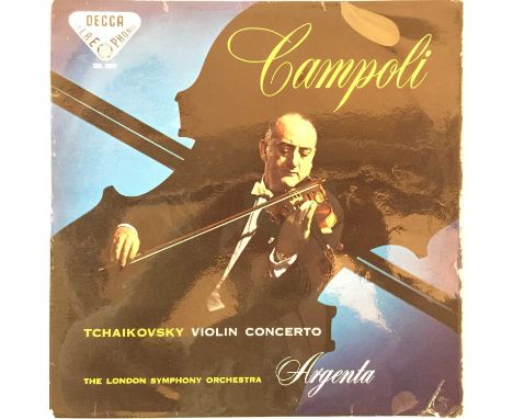 Scarcely seen original UK stereo recording of Alfredo Campoli with Ataulfo Argenta and The London Symphony Orchestra performi