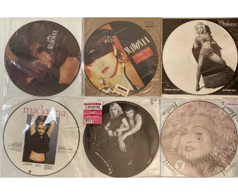 Here we have an excellent selection of around 17 12" picture disc pressings by Madonna. May include some private releases. Ti