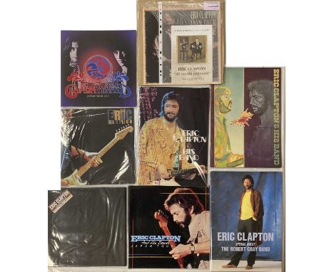 Collection of 12 assorted Japanese issue programmes for Eric Clapton concerts, with some to include ticket stubs. Excellent c