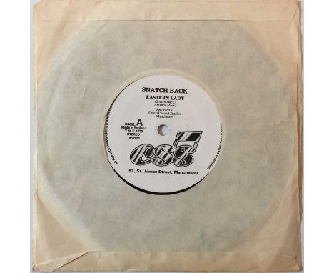 Extremely hard to track down NWOBHM 7" rarity from Snatch-Back with Eastern Lady c/w Cryin' To The Night (self-released on CS
