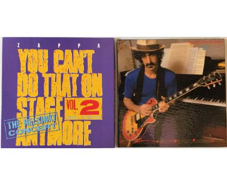Wicked set of 2 x LP box sets on Frank's own Barking Pumpkin Records. Titles are You Can't Do That On Stage Anymore Vol. 2 - 