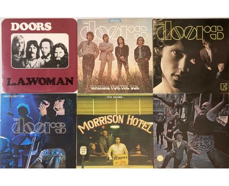 Instant collection of 8 x classic Doors LPs. Largely later pressings, titles are The Doors (K 42012, butterfly label), Strang