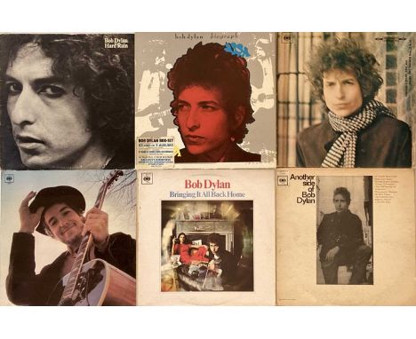 A lovely collection of around 55 LPs. Artists/ titles include Bob Dylan (x9) inc Biograph (CBS 66509, 5LP box-set with bookle