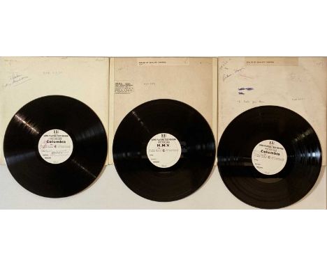 Another brilliant offering of white label test pressings with 4 x single sided LPs offered. Works are Karajan - Pictures At A