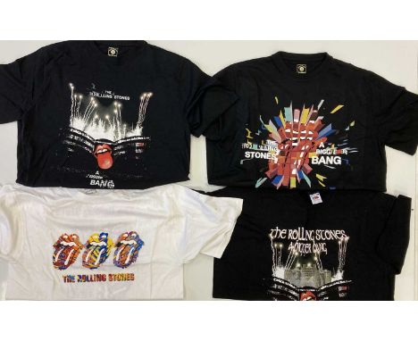 15 assorted classic rock band t-shirt designs. Artists to include: Frank Zappa, Rolling Stones, Yes and others. Mostly issued