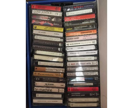 A smashing collection of around 165 cassettes, a broad genre-spanning collection with something for every taste. Artists incl