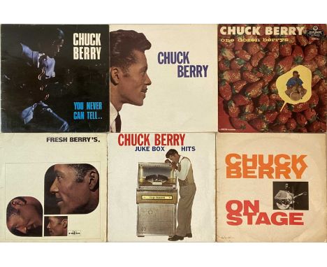 A baker's dozen of Chuck Berry LPs with 13 included! Titles are One Dozen Berrys (HA-M 2132, UK London original - VG+ some li