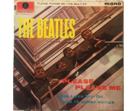 A starter copy of the 1st UK pressing of the iconic debut LP from The Beatles. The record (PMC 1202, black and gold labels wi
