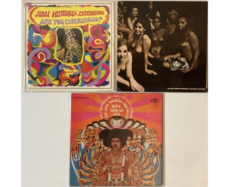 A smashing pack of 3 LP rarities by The Jimi Hendrix Experience. Titles include Electric Ladyland (2657 012, 1973 UK reissue 