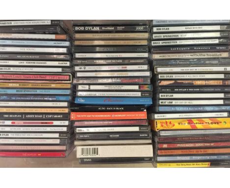 A lovely collection of around 115 CDs, lot to include a couple of box-sets. Artists/ titles include Bob Dylan inc Biograph (C