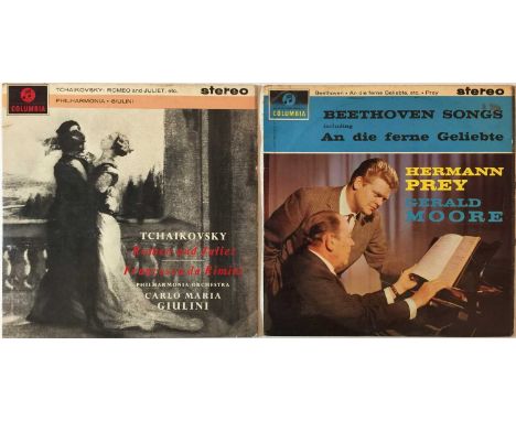 Brill bundle of 2 x hard to find original UK Columbia stereo LPs. Works are Carlo Maria Giulini/Philharmonia - Tchaikovsky Ro