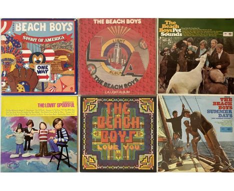 A lovely collection of around 120 LPs, does include a handful of 7" singles. Artists/ titles include The Beach Boys (x16) inc