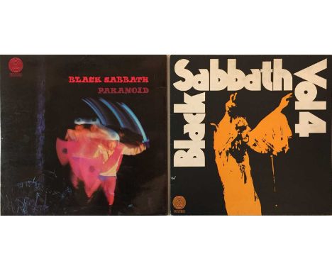  Rockin' pack of 2 x original/early UK Vertigo swirl LPs from Black Sabbath. Titles are Vol 4 (6360 071, 1Y//1 &amp; 2Y//1 UK