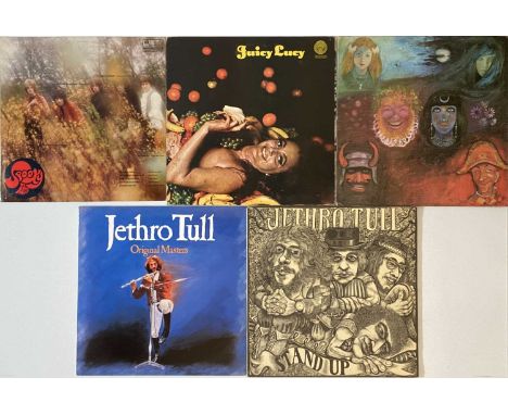 A superb collection of 5 classic Prog Rock rarities. Artists/ titles include Juicy Lucy - S/T (VO 2, UK press on Vertigo Swir