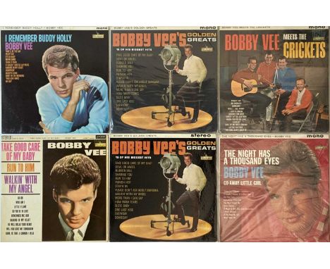 Rockin' split collection of around 70 x LPs from the Bobby's! Bobby Vee (x31) titles include Meets The Crickets (LBY 1086), T