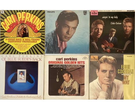 Crackin' collection of around 71 x LPs with condition often a real bonus. Artists/titles include Eddie Cochran - Singin' To M