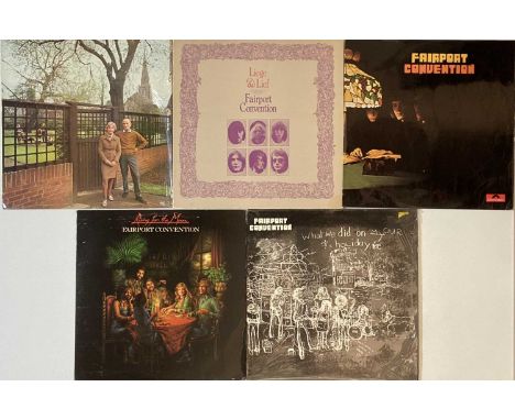 Here we have a smashing collectors pack of 5 LPs by the folk masters Fairport Convention. Titles include Self-Titled (583 035