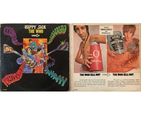 Wicked pack of 2 x hard to find original 60s US promo LPs from The Who. Titles are The Who Sell Out (DL 34505 - VG with some 