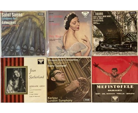 Smart selection of 6 x ED1/ED2 Decca SXL LPs. Works are Peter Maag - Chopin/Delibes (SXL 2044 ED1- Ex clean record/VG some li