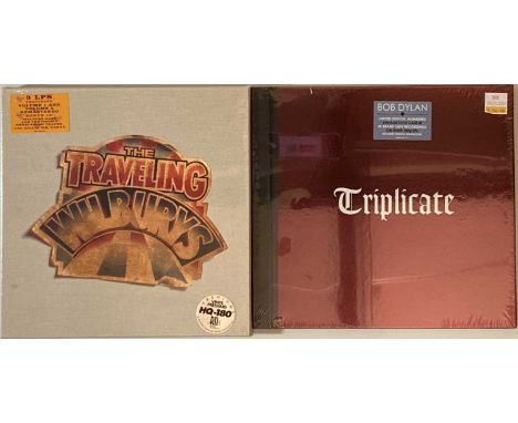 Terrific bundle of 2 x LP box sets to include The Traveling Wilburys - The Traveling Wilburys Collection (RH1 224316 - Mint a