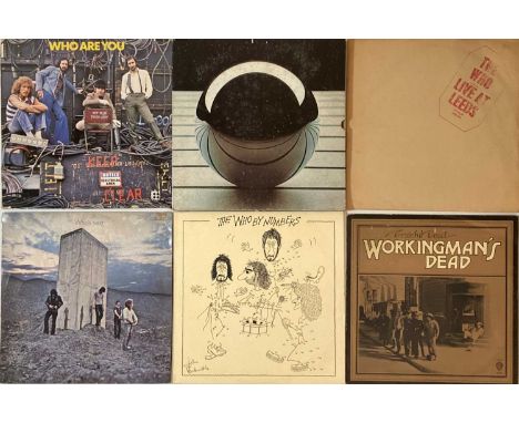 Great quality collection of 46 LPs. Artists/titles include The Who (x6) inc. Live At Leeds (Track 2406 001 red text sleeve, c
