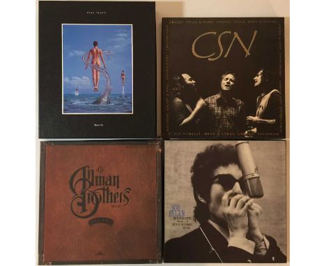 An excellent collection of around 14 mixed-genre CD box-sets. Artists/ titles include Pink Floyd - Shine On (077778055723), J