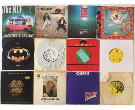 A smashing collection of around 330 7" singles, mostly 70s/ 80s releases. Artists/ titles include The KLF, The Police, Ben Li