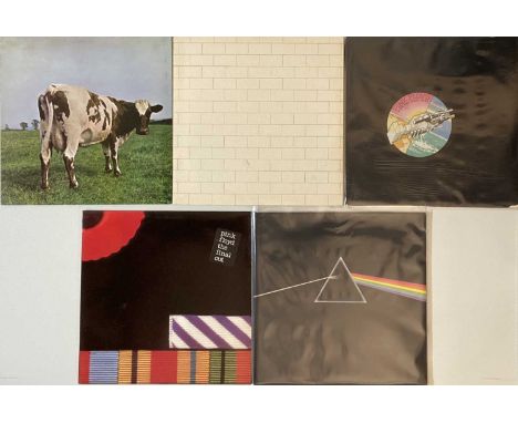 Fantastic selection of 5 x super clean LPs from Pink Floyd. Titles are Wish You Were Here (original UK copy SHVL 814 - this c