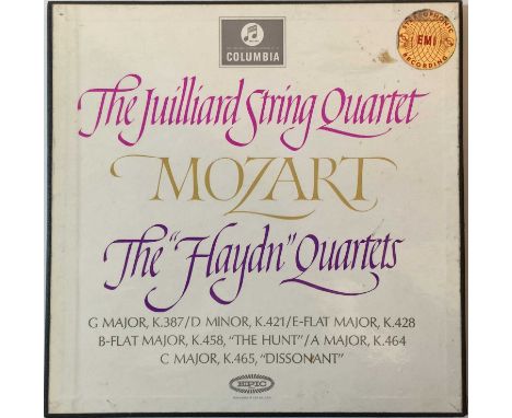 The extremely hard to source UK stereo edition box set release of The Julliard String Quartet performing Mozart, the first 2 