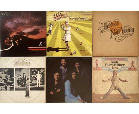 CLASSIC/PROG/FOLK/BLUES-ROCK/AOR - LPs. Great collection of around 95 x LPs. Artists/titles include Neil Young - Harvest (K 5