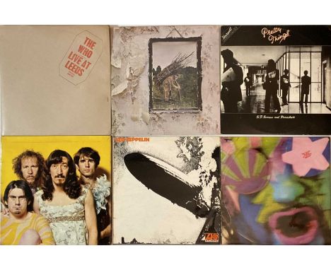 Essential listening with these 10 x LPs including original/early UK copies. Titles are Led Zeppelin (x2) - 'IV' (early UK plu