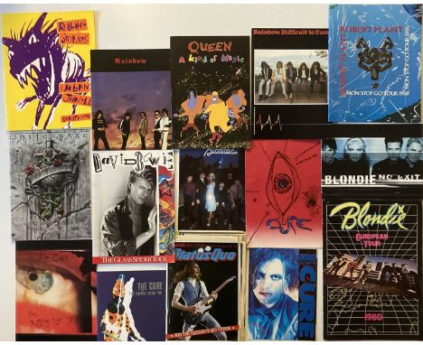 Collection of approx 32 tickets/ticket stubs and an assortment of 23 programmes/magazines. Artists to include: Blondie (1978/