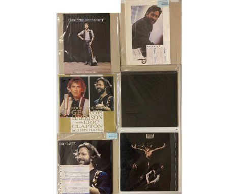 Collection of 21 assorted Eric Clapton programmes, some with ticket stubs. includes 1969 Visual Thing book. Condition is gene