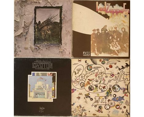 Wicked bundle of 4 x early/original UK LPs from Led Zep. Titles are II (588198 'The Lemon Song' and 'Livin' Lovin' Maid' cred