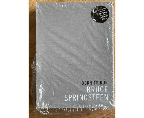 BRUCE SPRINGSTEEN BORN TO RUN SIGNED BOOK.  Deluxe signed copy of Born to Run presented in a slipcase and with a copy of the 
