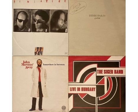 Bundle of 4 x forward-thinking contemporary Jazz LPs. Artists/ titles include Derek Baily - Lot 74-Solo Improvisations (Incus
