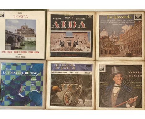 A fantastic offering of 7 x scarcely seen original stereo edition LP sets (5 x Decca ED1 SXL and 2 x RCA Living Stereo). Work