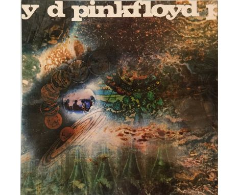 Delightfully clean original UK mono pressing of the phenomenal second from Pink Floyd. The record (black/blue Columbia labels